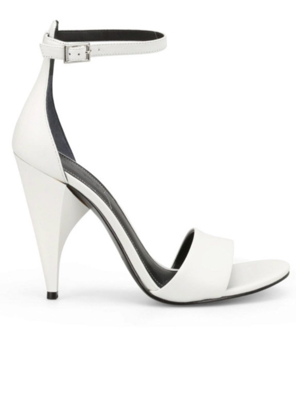 Kendall & Kylie - White Ankle-Strap High Heel Sandals - Women
